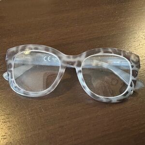 Zxgoo Gray Leopard Print 2.0 Blue Light reading glasses
